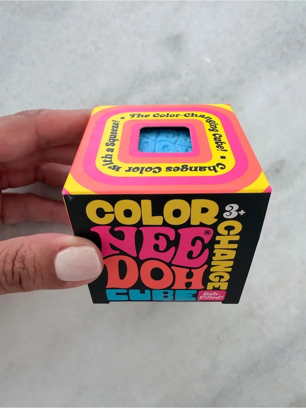 Needoh Color Change Cube - Blue